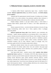 Mokymo ir mokymosi organizavimo formos 3 puslapis