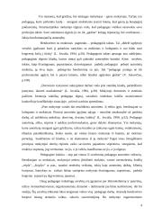 Mokytojo reikšmė ugdymo procese 4 puslapis