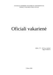 Oficiali vakarienė