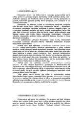 Pagrindiniai ekonomikos tikslai 3 puslapis