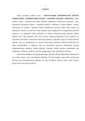 Pastoviosios informacijos žinynų formavimas, kompiuterizuojant gamybos išlaidų apskaitą 3 puslapis