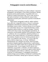 Pedagoginis trenerio meistriškumas 4 puslapis