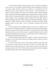 Rusų pedagogo K. Ušinskio pedagoginės idėjos 13 puslapis