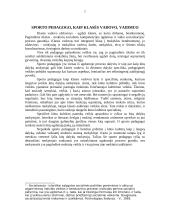 Sporto specialisto, kaip pedagogo, vaidmuo dabarties mokykloje ir visuomenėje 5 puslapis