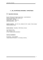 SSGG analizė AB "Dvarčionių keramika" 7 puslapis