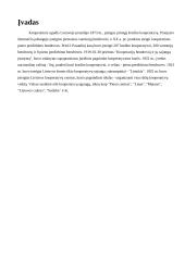 Stambiausios kooperatyvų sąjungos reikšmė Lietuvos ūkyje: "Lietūkis" 3 puslapis