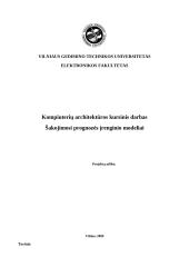 Šakojimosi prognozės įrenginio modeliai