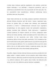 Teisinio precedento samprata ir vaidmuo Lietuvoje 14 puslapis