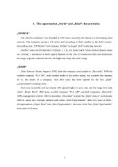 The supermarket Norfa and Rimi comparisons 3 puslapis