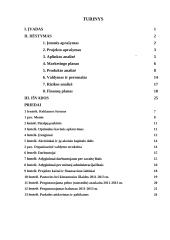 Verslo planas: kavinė UAB "Pajūrio Vėjas"