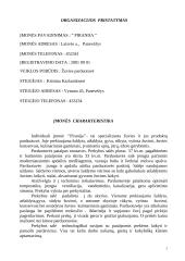 Verslo planas: žuvies parduotuvė IĮ "Piranija" 2 puslapis