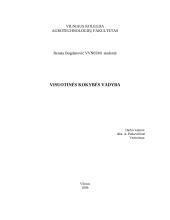 Standartizacijos istorijos apžvalga ir kokybės sistemos