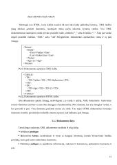 XML dokumentų saugomų reliacinėse duomenų bazėse publikavimas Internete 12 puslapis