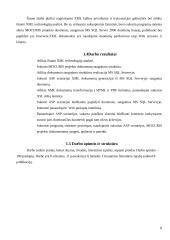 XML dokumentų saugomų reliacinėse duomenų bazėse publikavimas Internete 8 puslapis
