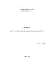 Aktyvaus teisėjo principas administraciniame procese