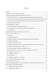 Bolonijos procesas – vieningos aukštojo mokslo erdvės kūrimas. Tikslai ir pasiekimai 2 puslapis