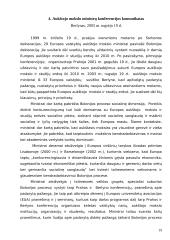 Bolonijos procesas – vieningos aukštojo mokslo erdvės kūrimas. Tikslai ir pasiekimai 19 puslapis