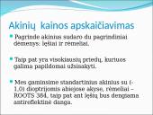 Kainodaros organizavimas optika IĮ "Optika ir Rega" 6 puslapis