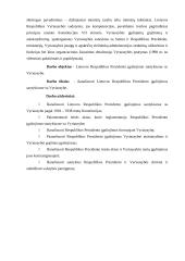 Lietuvos Respublikos (LR) prezidento įgaliojimai santykiuose su vyriausybe 3 puslapis