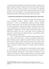 Lietuvos Respublikos (LR) prezidento įgaliojimai santykiuose su vyriausybe 10 puslapis