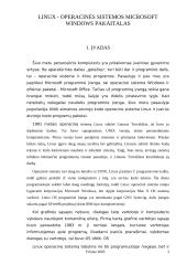 Linux - operacinės sistemos Microsoft Windows pakaitalas 3 puslapis