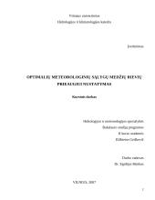 Optimalių meteorologinių sąlygų medžių rievių prieaugiui nustatymas 2 puslapis