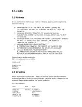 Oracle duomenų bazė: UAB "Elektros pavara" darbuotojai, mašinos ir objektai 4 puslapis