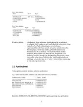 Oracle duomenų bazė: UAB "Elektros pavara" darbuotojai, mašinos ir objektai 5 puslapis