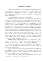 Policijos sistema, uždaviniai ir funkcijos 14 puslapis