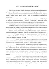 Policijos sistema, uždaviniai ir funkcijos 17 puslapis