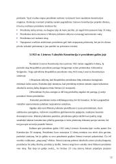 Prezidento konstitucines galios Lietuvos Respublikos (LR) konstitucijose 12 puslapis