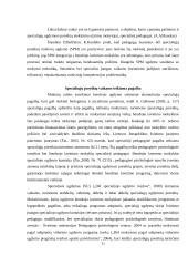 Specialiųjų ugdymo poreikių vaikų integruotas ugdymas Romuvos vidurinėje mokykloje 11 puslapis