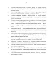 Valstybių ir tarptautinių organizacijų atstovų imunitetai ir privilegijos: panašumai ir skirtumai 20 puslapis