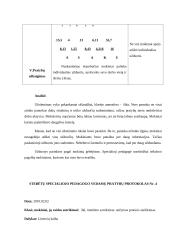 Stebėtų specialiojo pedagogo vedamų pamokų protokolai 12 puslapis