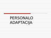 Personalo adaptacijos samprata 2 puslapis