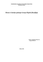 Menas ir istorijos pažanga Georgo Hėgelio filosofijoje 5 puslapis