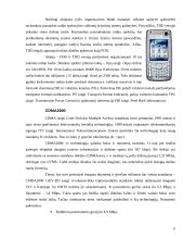 3G bevieliai tinklai. Technologijos principų, savybių, charakteristikų apžvalga 6 puslapis