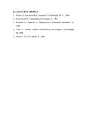 Asmenybės pastovumo problema 11 puslapis