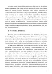 Demokritas: atomistinis – mechanistinis pasaulio aiškinimas 4 puslapis