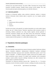 Internetas. Populiarios Interneto paslaugos 4 puslapis