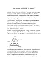 Kaip galima psichologija kaip mokslas? 2 puslapis