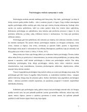 Psichologijos mokslo raida, objektas ir tyrimo metodai 5 puslapis