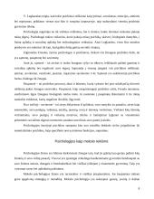 Psichologijos mokslo raida, objektas ir tyrimo metodai 8 puslapis