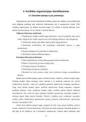 Konflikto esmė ir konflikto organizacijoje identifikavimas 8 puslapis
