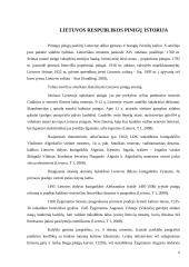 Pinigų funkcijos ir jų istorinė raida 6 puslapis