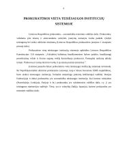 Prokuratūros statuso vystymasis Lietuvos valstybėje 4 puslapis