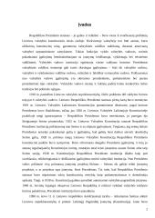 Respublikos Prezidento galios Konstitucijoje 2 puslapis