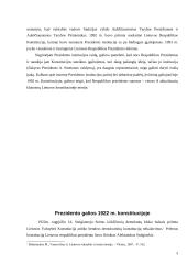 Respublikos Prezidento galios Konstitucijoje 3 puslapis