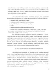 Respublikos prezidento paskirtis ir pagrindinės veiklos funkcijos 11 puslapis