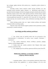 Specialiųjų ugdymo poreikių vaikų integruotas ugdymas Lieporių vidurinėje mokykloje 9 puslapis